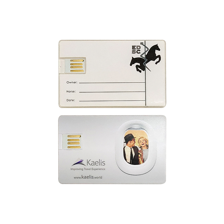 Creative custom brand sticker usb business card LWU435